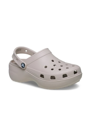 Crocs Classic Platform Clog W Kadın Terlik-33938 Krem