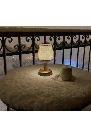 Riolight Retro,rustik,vintage Ledli Pilli Abajur Gece Lambası