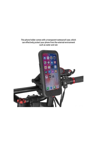 Yifomall Motosiklet Ve Bisiklet İçin Su Geçirmez Manyetik Telefon Tutucu - Sürtünmeye Dayanıklı, Dokunmatik Ekran Desteği, Çıkış Seyahatleri İçin Uygun