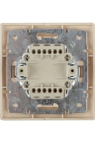 Intro Arka Aydınlatmalı Çiftli Anahtar Plano 250v 123699527