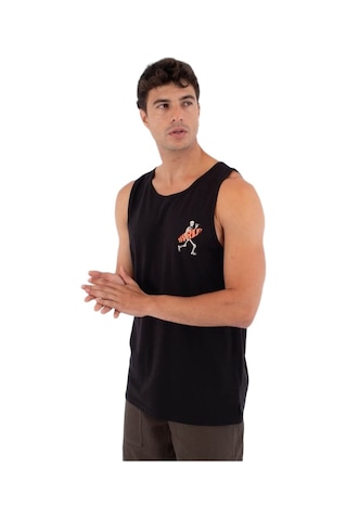 Hurley Hurley Tank Printing Press Flamengue Erkek Siyah Tank Top 001