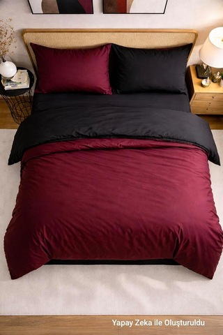 Tek Kişilik Battal Boy,çift Kişilik Nevresim Takımı Lastikli Çarşaf+yastık Kılıfı+yorgan Kılıfı Çift Yönlü Pamuk-polyester 90x190 100x200 120x200 160x200 180x200 200x200 Bordo-siyah, 100x200 Çok Renkli 57462983
