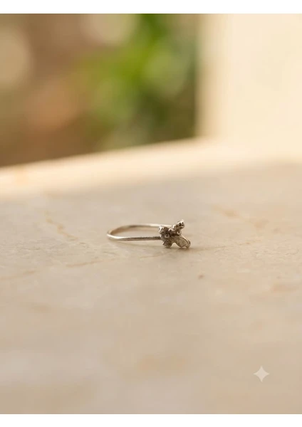 Minimal Tasarım Taşlı Piercing Diğer