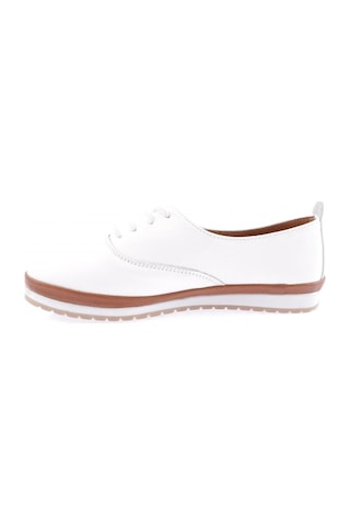 Dgn 801-d-22y Kadin Bağcikli Comfort Ayakkabi 801-D-2135-R1098 Beyaz
