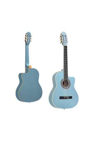 Midex Mgx-100ltb-bag Üst Seviye Klasik Gitar 4/4 Sap Ayarlı Tuner Çanta Askı Capo Metod Pena
