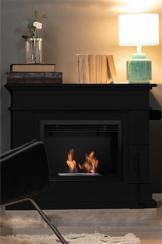 Rehome Korflame Legno Siyah Bacasız Şömine