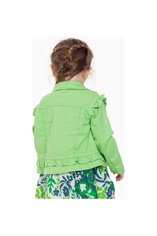Xo Kids Kız Fırfırlı Gömlek 9-36 Ay Yaş 34709 Yeşil