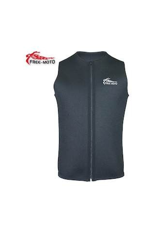 Free-Moto Motorsikletçi Sıfır Yaka Neopren Yelek