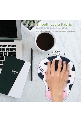 Mouse Pad, Bilek Destekli Sevimli Mouse Pad Bilgisayar Oyuncu Mouse Pad'i Çizgi Film 3d Fare Bilek Destekli Mouse Pad Dizüstü Bilgisayar Ofis Çalışma Kadın Erkek Çocuklar İçin