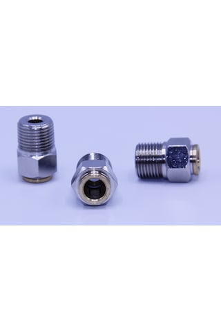 3/8" - 3/8" Erkek Npt Konnektör