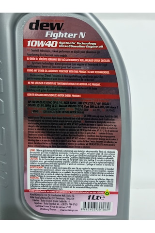 Dew Fighter N 10W-40 Motor Yağı 1 L