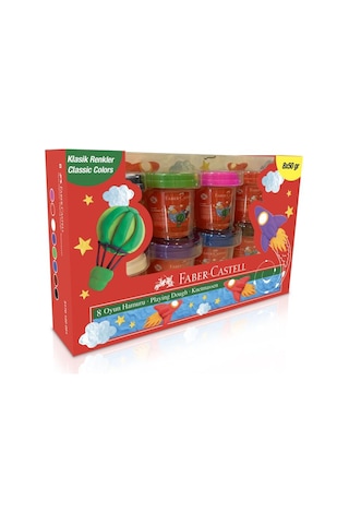 Faber-Castell Oyun Hamuru 50G X 8 Klasik R 2022
