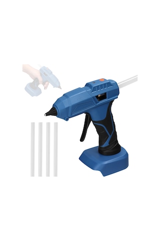 Geeksen Kablosuz, Taşınabilir Ergonomik Tutuşlu Sıcak Yapıştırıcı Tabancası - Dıy Ve Onarım İçin İdeal