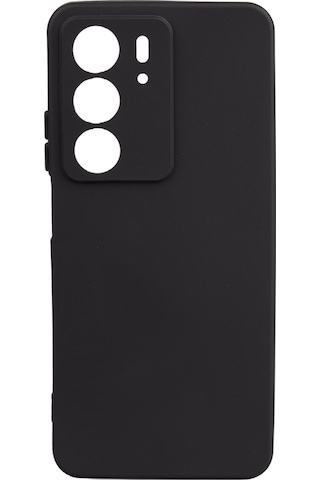 Noktaks - Realme Uyumlu Realme C75 - Kılıf Mat Soft Esnek Biye Silikon T37238 Siyah