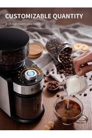 Vosco KD-835B 150 W Dozaj Ayarlı Kahve Değirmeni