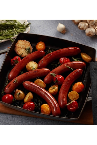 Doğal Füme Dana Bratwurst Sosis Üçlü Paket
