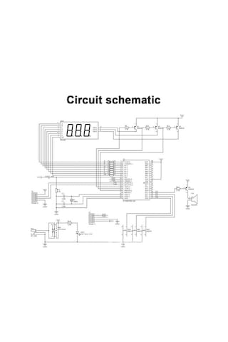 Besthome1 51 Mikrodenetleyici Tabanlı Hc-sr04 Mesafe Ölçer Park Sensörü Dıy Kiti Gerçek Zamanlı Gösterge Alarm Fonksiyonlu