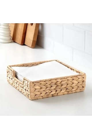 Sumuhome Cıssan Dekoratif Peçetelik Su Sümbülü 23x23 Hasır