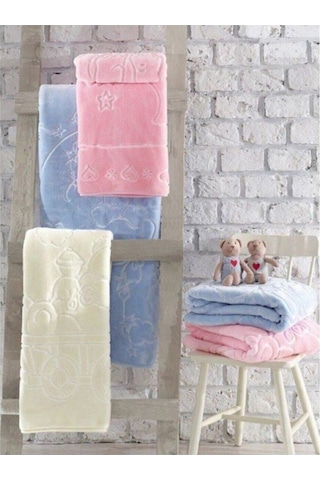 Bahar Kutulu Bebek Peluş Battaniye Pembe