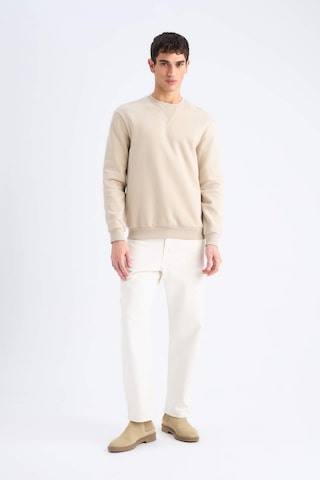 DeFacto Regular Fit Bisiklet Yaka Kalın Basic Düz Sweatshirt T3777AZ25SPBG735