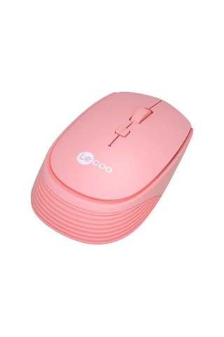 Lecoo Ws202-p Kablosuz Usb Mouse Pembe