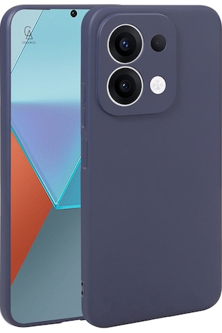Xiaomi Redmi 15c İle Uyumlu Kılıf Soft Yumuşak Telefon Kılıfı Ve Temperli Cam Ekran Koruyucu Lacivert