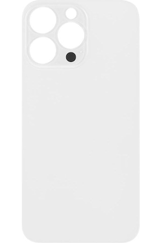 Apple Uyumlu iPhone 13 Pro Arka Pil Batarya Kapağı - Lens Hariç Silver