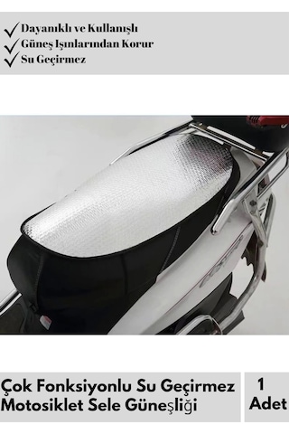 Özel Model Güneş Işığı&yağmura Dayanıklı Kolay Kullanım Uzun Ömürlü Motosiklet Sele Güneşliği
