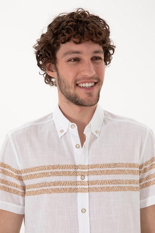 U.s. Polo Assn. Erkek Camel Gömlek Kısa Kollu 50305921-vr015 Camel