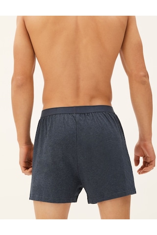 Marks & Spencer Saf Pamuklu 5'li Nefes Alabilir:trade Mark: Boxer Seti Mavi