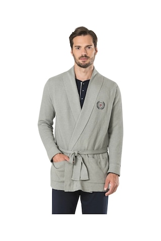Pierre Cardin 5595 Erkek Çeyizlik 5'li Rob Pijama Takım-gri Çok Renkli