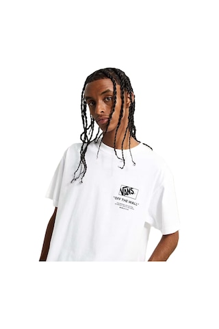 Vans Stacked Hi Ss Tee Erkek Beyaz T-shirt - Vn000pew