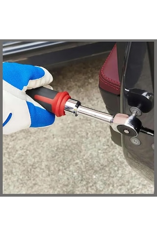 Kablosuz İnce Cırcır Seti, Kablosuz İnce Cırcır, Depolama Araç Kutusu İle Ev El Aleti Seti, Otomatik Mekanik El Alet Kiti Siyah