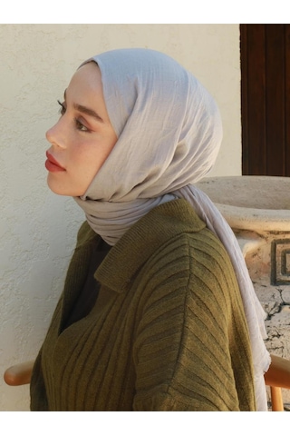 Moda Kaşmir Modal Kraş Şal Serisi Gri