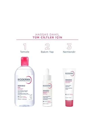 Bioderma Sensibio H2o 500ml İkiz Set / Cilt Temizleme