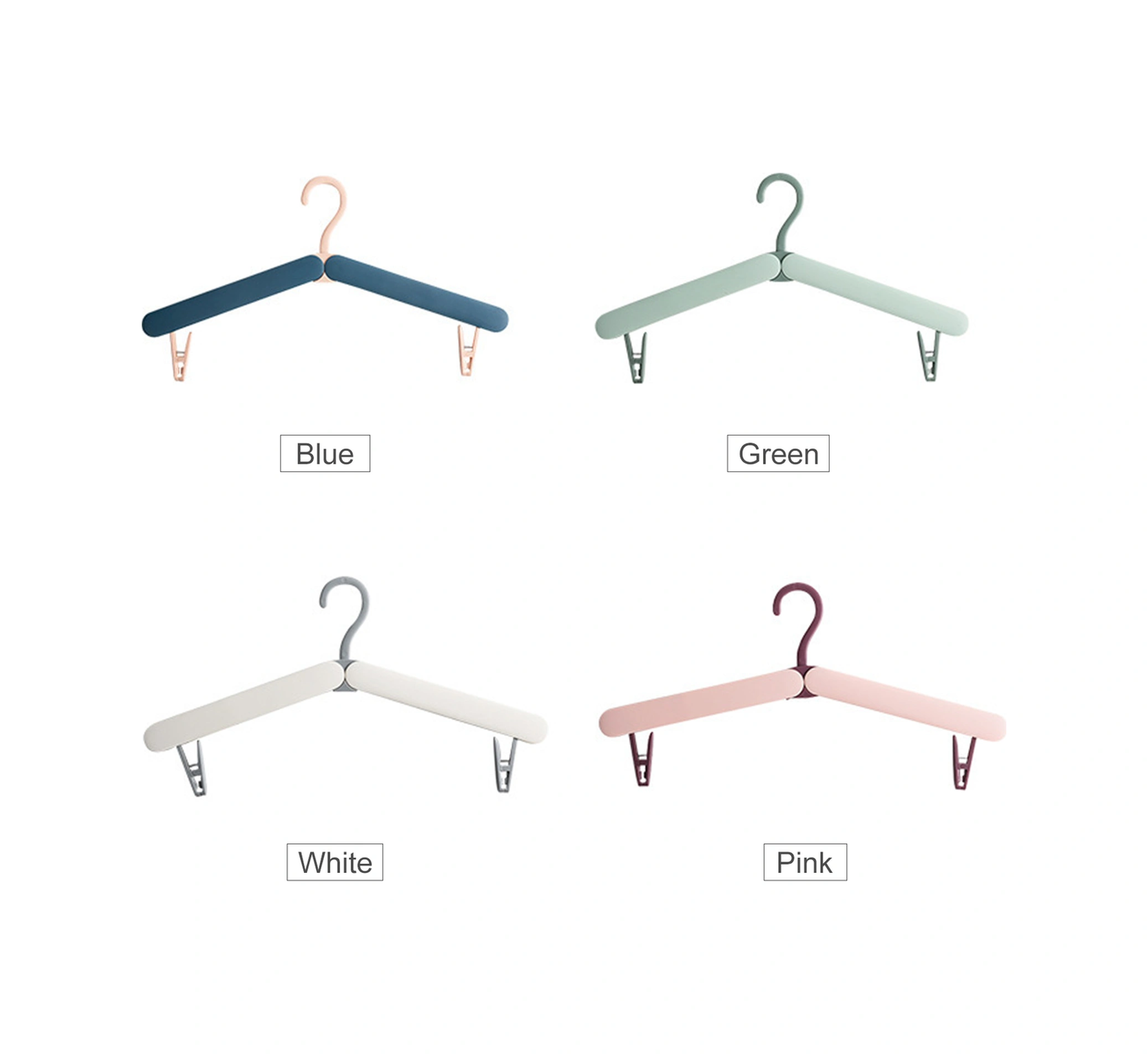 Yunboo Seyahat İçin Katlanabilir Abs Oyma Teli - Kaymazsız, Uzay Tasarruflu, Ev Ve Seyahat Kullanıma Uygun, Bebek Ve Yetişkin Giysileri İçin Çok Fonksiyonlu Beyaz