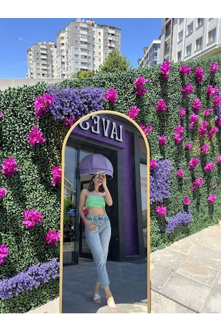 Lavessa Zincir Askılı Crop- Yeşil-134