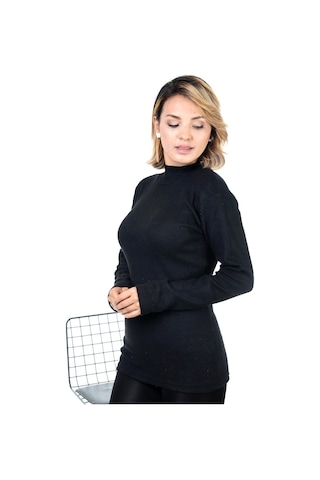 Belifanti Collection Kadın Yarım Balıkçı Yaka Kazak