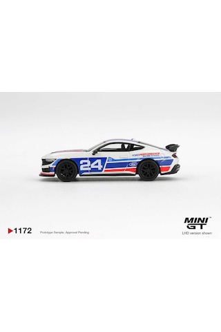 Mini Gt 1:64 Ford Mustang Dark Horse 24 Ford Performance Racing School Model Araba Mgt01172 Mavi