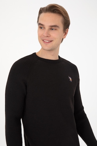 U.s. Polo Assn. Erkek Siyah Kazak /triko 50314983-vr046 Siyah