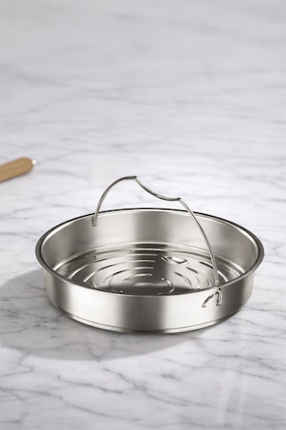 Easy Quick Kanka Çelik Düdüklü Tencere Seti - 4+6 Litre Metalik