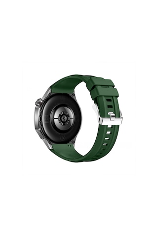 Huawei Watch Gt6 Pro 46mm İle Tam Uyumlu Kordon Metal Tokalı Yumuşak Silikon Kordon Kayış