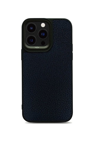 Kajsa Apple Uyumlu iPhone 14 Pro Kılıf Soft Deri Metal Kamera Çerçeveli Kajsa Litchi Kapak KAJSA-25511