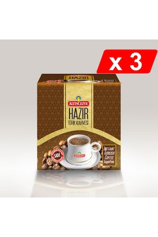 Altıncezve Hazır Türk Kahvesi Sade 3'lü 20 x 7 G