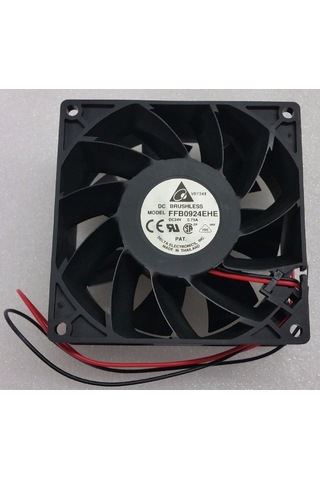 Delta Ffb0924ehe ,92x38mm 24vdc 110-cfm 2-kablo Fan