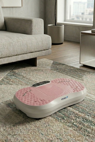 Fegel Fg-6500 Titreşimli Fitness Platformu 99 Hız Seviyesi & Hoparlörlü Egzersiz Aleti / Pembe Renk