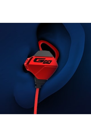 Fastbuy Kırmızı G10-a Oyun Kulaklığı, Mikrofonlu 3.5mm Stereo, Gürültü Engelleme, Ps4/xbox/pc Uyumlu Ses
