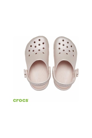 Crocs 212815-6ur Classıc Pearl Shıne Clog Çocuk Spor Terlik Sandalet Bej