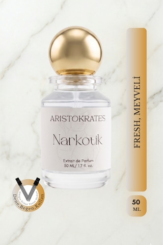 Narkotik Erkek Extrait De Parfüm 50 Ml Odunsu, Çiçeksi Şeftali, Yasemin, Misk, Yosun, Meşe, Liçi Ferah