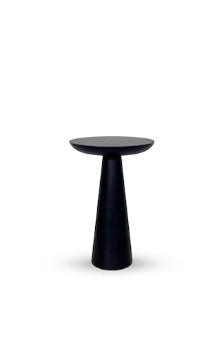 Tekli Zigon Mantar Sehpa Mushroom Masif Ahşap Modern Yan Sehpa Naturel Kayın